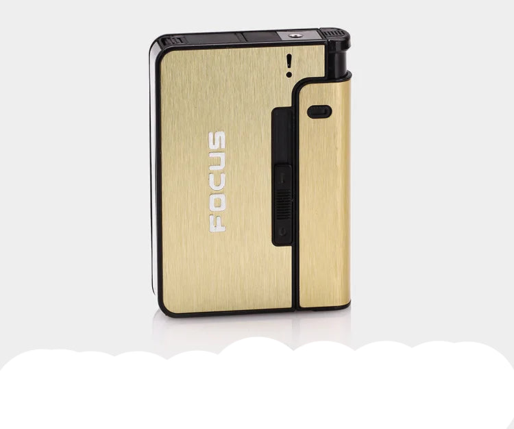 Boîte à cigarettes, briquet