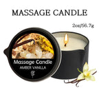 Une bougie- huile de massage