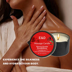 Une bougie- huile de massage